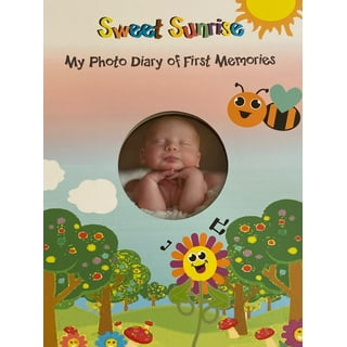  Little Growers Baby Memory Book WITH Keepsake Box, Baby  Milestone Stickers AND Baby Footprint Kit - First 5 Years New Baby Scrapbook  AND Photo Album, 5 Baby Shower Gifts in