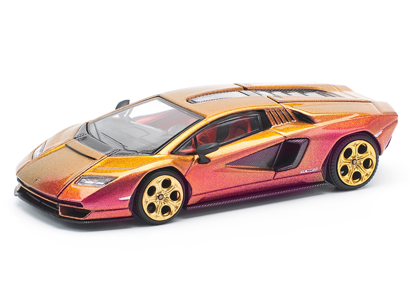 Lamborghini Countach LPI 800-4 Blu Hal Metallic 1/64 Diecast Model