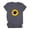 Dark Gray, variant on VOONCAS Womens Short Sleeve Crewneck Cotton T-Shirt, Solid Basic Soft Comfortable Tee, Everyday Casual Top, Blue,Size S