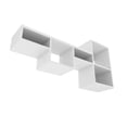 thumbnail image 2 of FM FURNITURE Globe Wall-Mounted Shelf Unit with 5 Shelves, White, 2 of 6