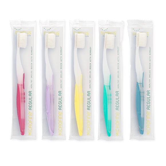 Cepillo de dientes Nimbus Extra Suave Diseño de Periodoncista, paquete de 10