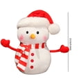 thumbnail image 3 of Poupée Bonhomme de Neige Sac de Présentation Décorations de Noël, 3 of 5