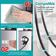 thumbnail image 3 of Paquete de 12 organizadores de cables para electrodomésticos de cocina, soporte de plástico para cables, soporte para cables de electrodomésticos, 3 of 4