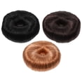 thumbnail image 2 of FENGGUIQU 3Pcs Hair Donut Bun Maker with Elastic Hair Tie for Effortless Updo Hairstyles, 2 of 8