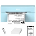 thumbnail image 1 of Impresora térmica de etiquetas de envío Nelko Bluetooth 4x6 azul, 1 of 6
