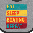 thumbnail image 4 of Inktastic Kayaking Canoeing Eat Sleep Boating Repeat Boys or Girls Baby Bib, 4 of 4