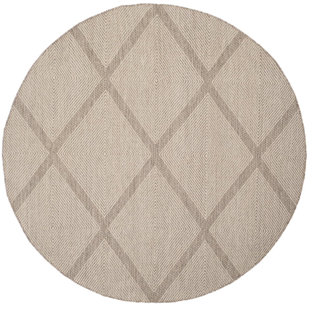 SAFAVIEH Montauk Bailey Geometric Cotton Area Rug, Grey, 10' x 14'