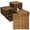 Brown paint, variant on Interlocking Deck Tiles, 22/33 Pcs Wood Decking Tiles for All Weather Ues, Waterproof Patio Flooring for Backyard, Balcony, Poolside, Indoor & Outdoor