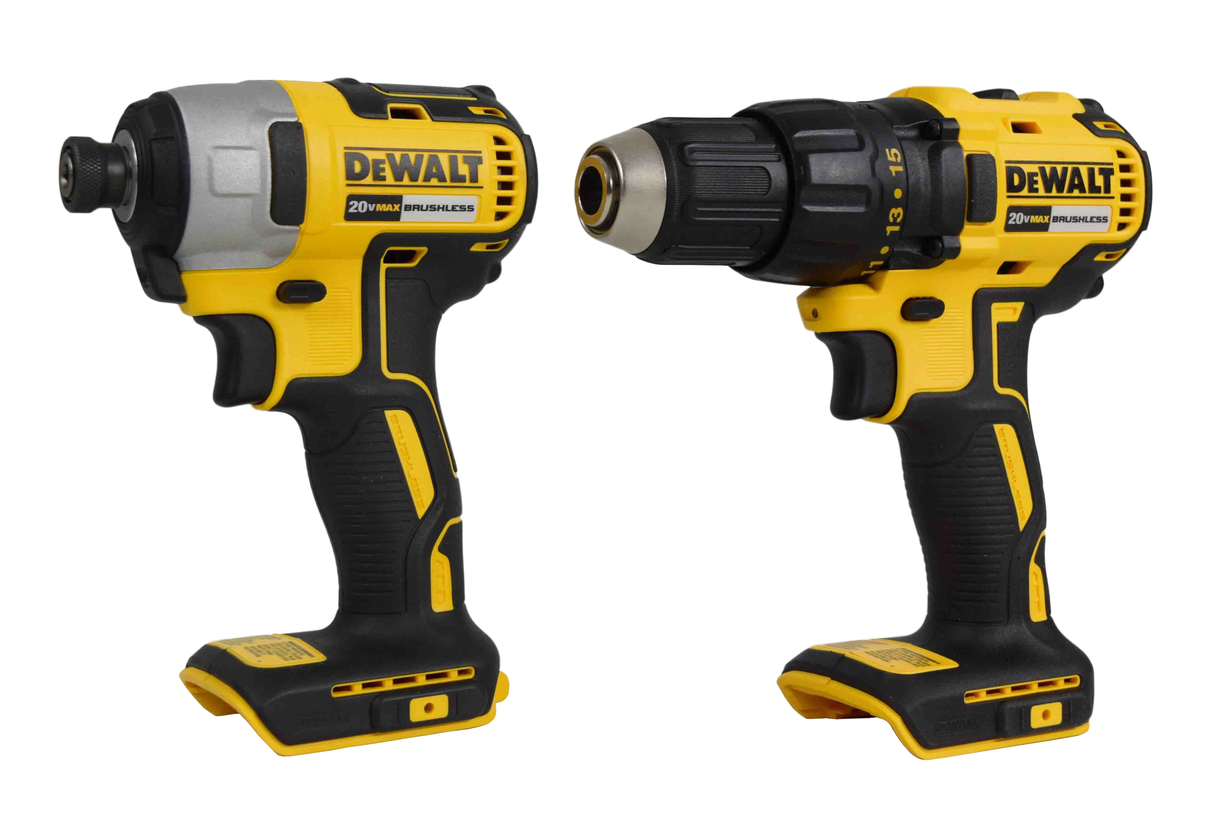 DeWALT 20V MAX Cordless Brushless Drill and Impact Driver Combo Kit with Battery Charger Tool Bag Walmart