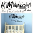 thumbnail image 3 of xinxixnxx Music Note Wall Sticker PVC Wallpaper Hand-painted Declas Stickers Children Bedroom Classroom School Background, 3 of 6