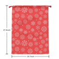 thumbnail image 2 of Christmas Sack – 28" X 20" Canvas Gift Bag with Drawstring, Full Print Polyester Santa Sack, Durable Reusable Xmas Gift Bag for Holiday, Party & Storage, 2 of 5