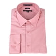 thumbnail image 4 of Marquis Men's Long Sleeve Slim Fit Solid Dress shirt -Apricot-17.5 6-7, 4 of 6