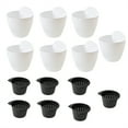 thumbnail image 3 of hostic 7 Pack Self Watering Wall Planter, Plastic Self Watering Pots Wall Hanging Planters,Indoor Outdoor Vertical Flower Pot for Succulent Plants and Small Flower Pots Plants (Size:M,Color:White), 3 of 5