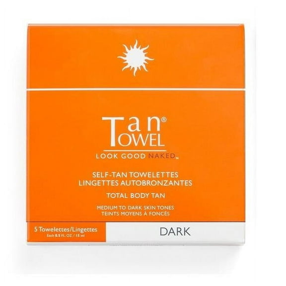Tan Towel Total Body Tan Dark