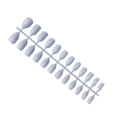 thumbnail image 3 of Vogacara 24 piezas de uñas postizas para mujer, bricolaje, herramientas de decoración de manicura falsa, accesorio de decoración de moda, puntas de Juegos de manicura Púrpura cian Vogacara CE011429-08, 3 of 5