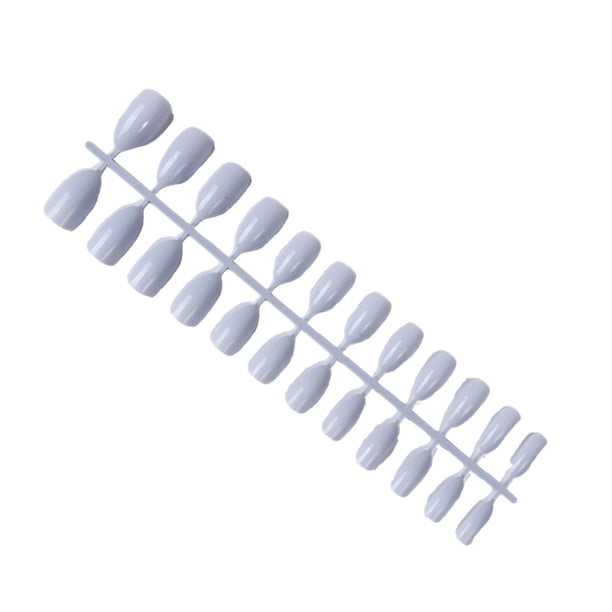 Guardurnaity 24 piezas de uñas postizas para mujer, bricolaje, herramientas de decoración de manicura falsa, accesorio de decoración de moda, puntas de Juegos de manicura Púrpura cian Guardurnaity CE011429-08