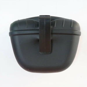 1 dog treat bag, portable silicone training bag, dog treat bag, dog treat bag, automatic closure black 13x10.5cm,