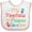 White and Pink, variant on Inktastic My Meemaw and Pawpaw Love Me Boys or Girls Baby Bib
