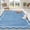 5*7ft-blue, variant on Washable Runner Rug 2x6 Scalloped Rugs for Bathroom Modern Kitchen Hallway Rugs Stain-Resistant Non-Slip Solid Rug Soft Scalloped Entryway Carpet Runner for Bathroom Laundry Bedside, gray