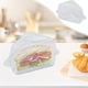 thumbnail image 1 of Moldes Triangulares Para Repostera, De Acero Inoxidable, 20 Cm, Antiadherentes, Para Hornear Galletas, Aperitivos Y Regalar, 100 Unidades, Plateados, UKHBMC, 1 of 9