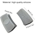 thumbnail image 2 of 2 Pairs of Silicone Pot Holders for Cast Iron Pots and Pans, Gray, 2 of 5