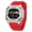 red silver, variant on Digital Watches for Men Women Waterproof Unique Rectangle Watch Stopwatch Countdown Alarm Analog Silicone Strap Transparent Case