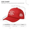 thumbnail image 4 of Promoted to Great Grandpa Est. 2024 Trucker Hat Women Mesh Baseball Cap Cowboy Hat Men Dad Hat Snapback Hat Black, 4 of 7