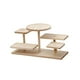 thumbnail image 5 of Soporte de madera Mornei para tartas, cupcakes, escalera, estatua, soporte para flores, ligero, escalonado, 38 cm, 5 of 8