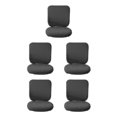 thumbnail image 2 of Guardoinrt Soft and Breathable Swivel Chair Cover Seating Experience Dark Gray Backrest + Cushion Cover 5Set, 2 of 6