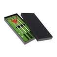 thumbnail image 2 of Golf Pen Set Mini Desktop Golf Gift Set with Putting Models Ballpoint Pens Storage Case - Red, as described, 2 of 10