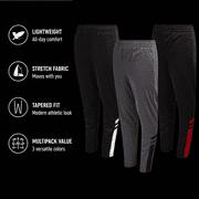 SOUTHPOLE Mens Sweatpants - Lightweight Stretch Tricot Joggers for Men, 3 Pack Athletic Pants