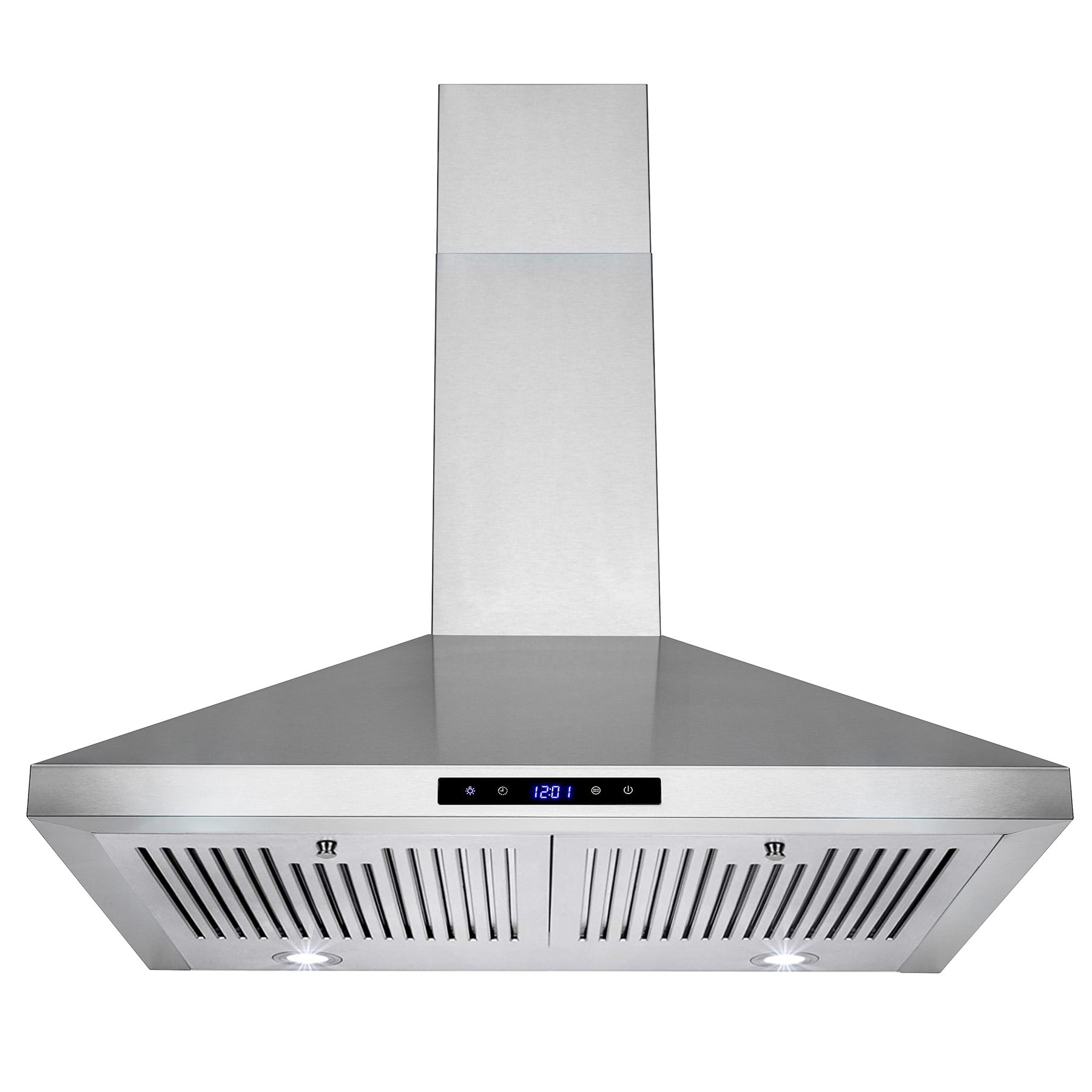 AKDY RH0355 30" Stainless Steel Wall Mount Range Hood Touch Panel