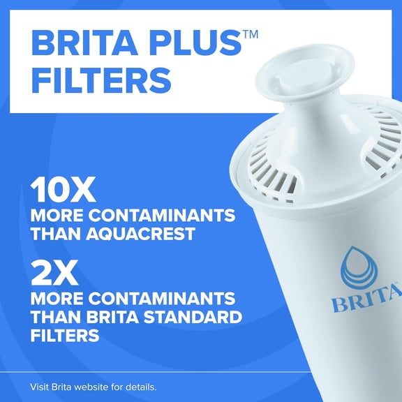 UltraMax Large Water Dispenser with 1 Plus Filter, 27 Cup Capacity, Black