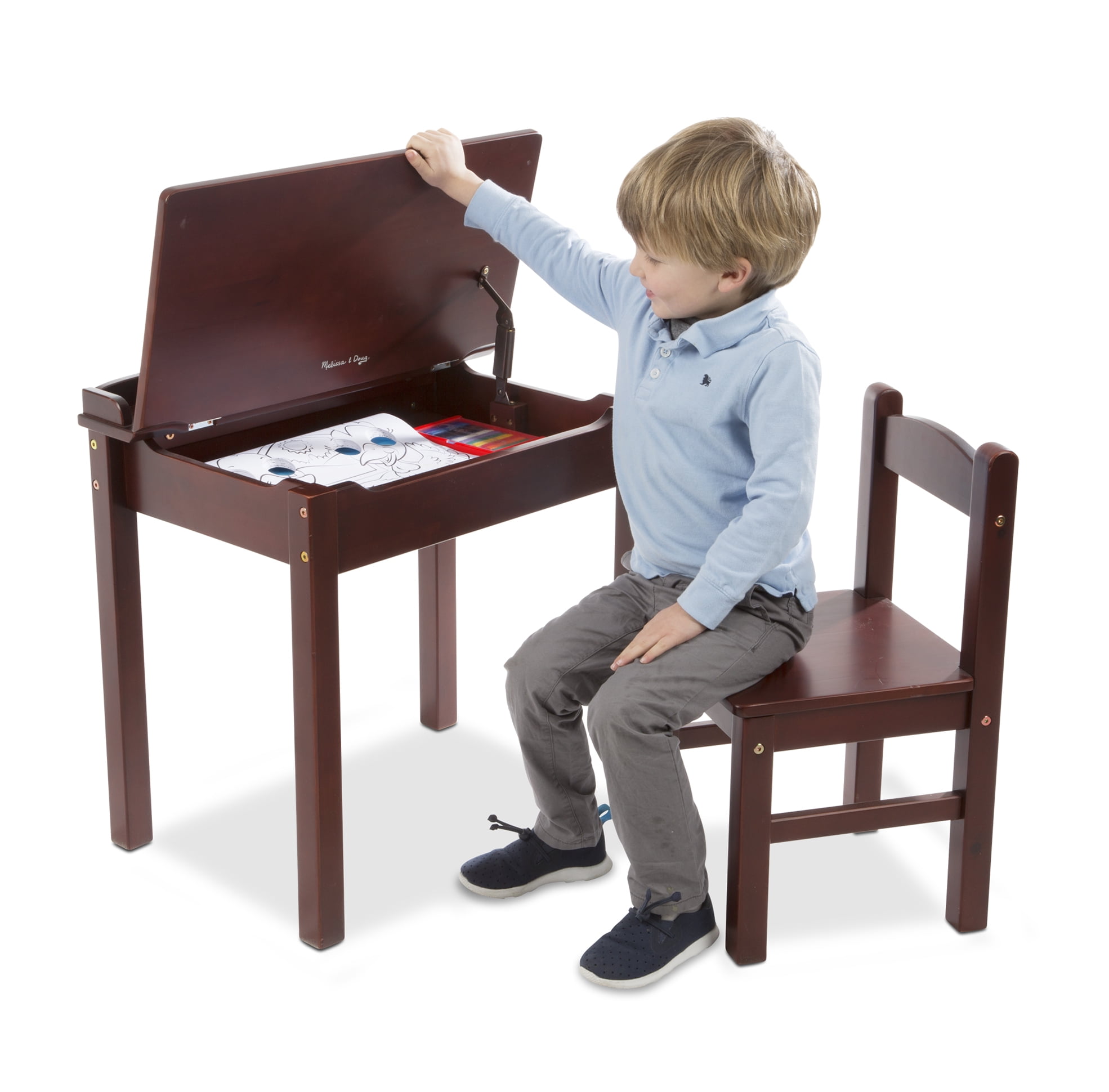melissa and doug table and chairs espresso