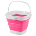 thumbnail image 1 of Tignapoo Collapsible 5L Plastic Hanging Bucket for Car Washing, Fishing, and Camping - Available in Various Colors including Red, Blue, Green, and Grey, 1 of 7