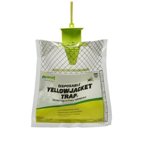 RESCUE! Yellow Jacket Disposable Trap, 1 Unit, East of Rockies Mix