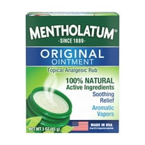 Mentholatum Original Chest Rub Ointment, Jar, 3oz.