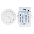 thumbnail image 1 of Transmisor De Control Remoto, Interruptor De Luz Inalámbrico De 2 , Interruptores De Pared De 433 MHz (12 V, 220 V) Soledad Interruptor de relé RF inalámbrico, 1 of 7