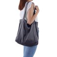 thumbnail image 4 of Bolso de mano de pana para mujer y niña, bolso de hombro de lona, bolso grande lindo, 4 of 5