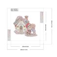 thumbnail image 2 of Pintura de diamante DIY Taladro parcial con forma especial Precious Moments Muñeca 30x30cm, 2 of 9
