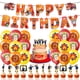 thumbnail image 2 of Globos de Sam el bombero, pancarta de camión de bomberos, adorno para tarta, decoración para fiesta de cumpleaños con temática de bomberos, suministros para baby shower, 2 of 5
