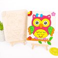 thumbnail image 3 of CAROOTU DIY Wooden Board Unfinished Coloring Toy for, 3 of 5