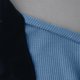 thumbnail image 5 of Camiseta Casual de Manga Corta con Cuello Tripulado 100% de Poliéster Lavable a la Máquina de Manga Larga Camisetas de Trabajo Al Aire Libre de Color Sólido para Hombres, 5 of 7