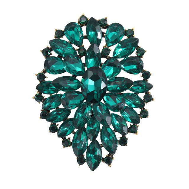 LYMAYTER Broche Élégante Broche Colorée Creuse pour Femmes - RUS-CYYLt - et Résistante à l'Usure - Légère