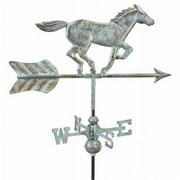 Good Directions GOOD801V1GD Horse Garden Weathervane Blue Verde