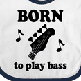 thumbnail image 4 of Inktastic Bass Guitar Music Born to Play Bass Boys or Girls Baby Bib, 4 of 4