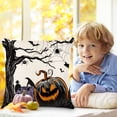 MOQLOM Funny Happy Halloween Decor 18 18 In Halloween Bat Throw Pillows moqlom-funny-happy-halloween-decor-18-18-in-halloween-bat-throw-pillows