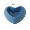 thumbnail image 5 of Plastic Heart Shaped Dog Cat Bowl, Anti Skid Pet Puppy Food Dispenser Cat Feeding Bowl, Suitable for Cats and Dogs, and Other Small Pets, 1PC, 5 of 7