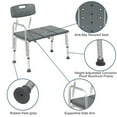 thumbnail image 5 of Pemberly Row Traditional Plastic Bath Transfer Bench in Gray, 5 of 5