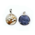 thumbnail image 3 of Crystal Chakra Turtle Animal Tortoise Pendant Stone Quartz Necklace Jewelry Gift, 3 of 3